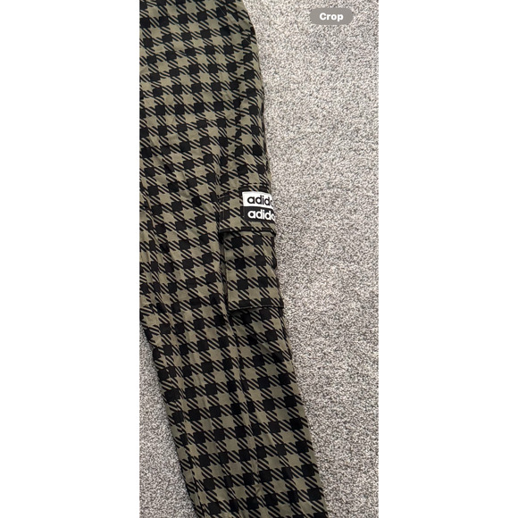 Adidas RYV Cargo Pants Womens Size Small Houndstooth Gorpcore Streetwear Utility - Picture 11 of 16